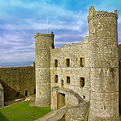 Harlech castle Wales