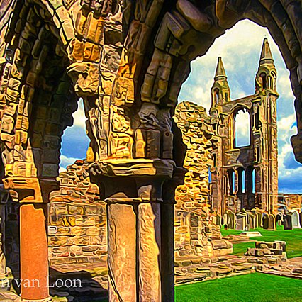 St Andrews church ruin Scotland